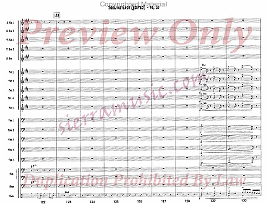 Beeline East Beeline East Jazz Ensemble scores gallery preview page 17