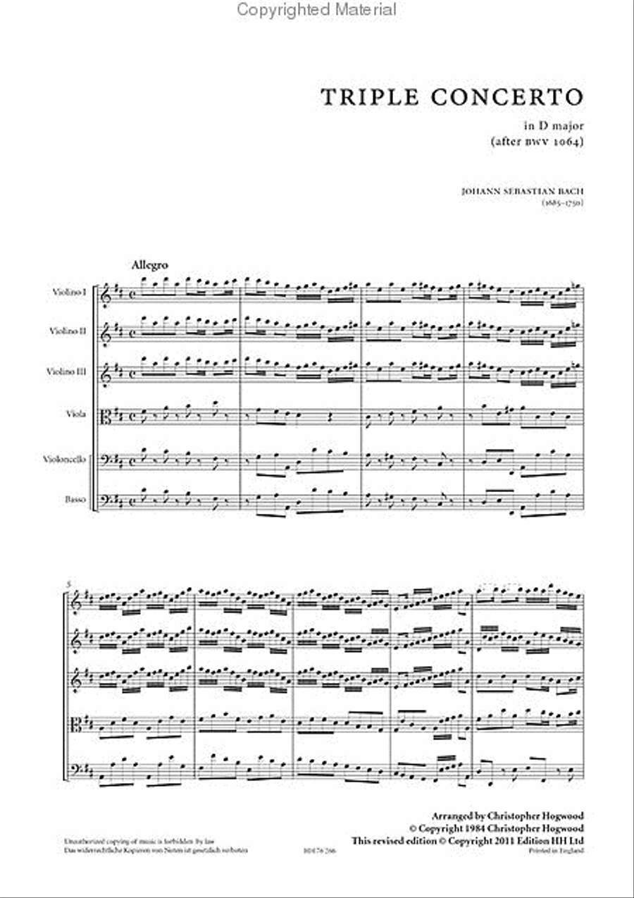 Triple concerto Triple concerto Orchestra scores gallery preview page 2
