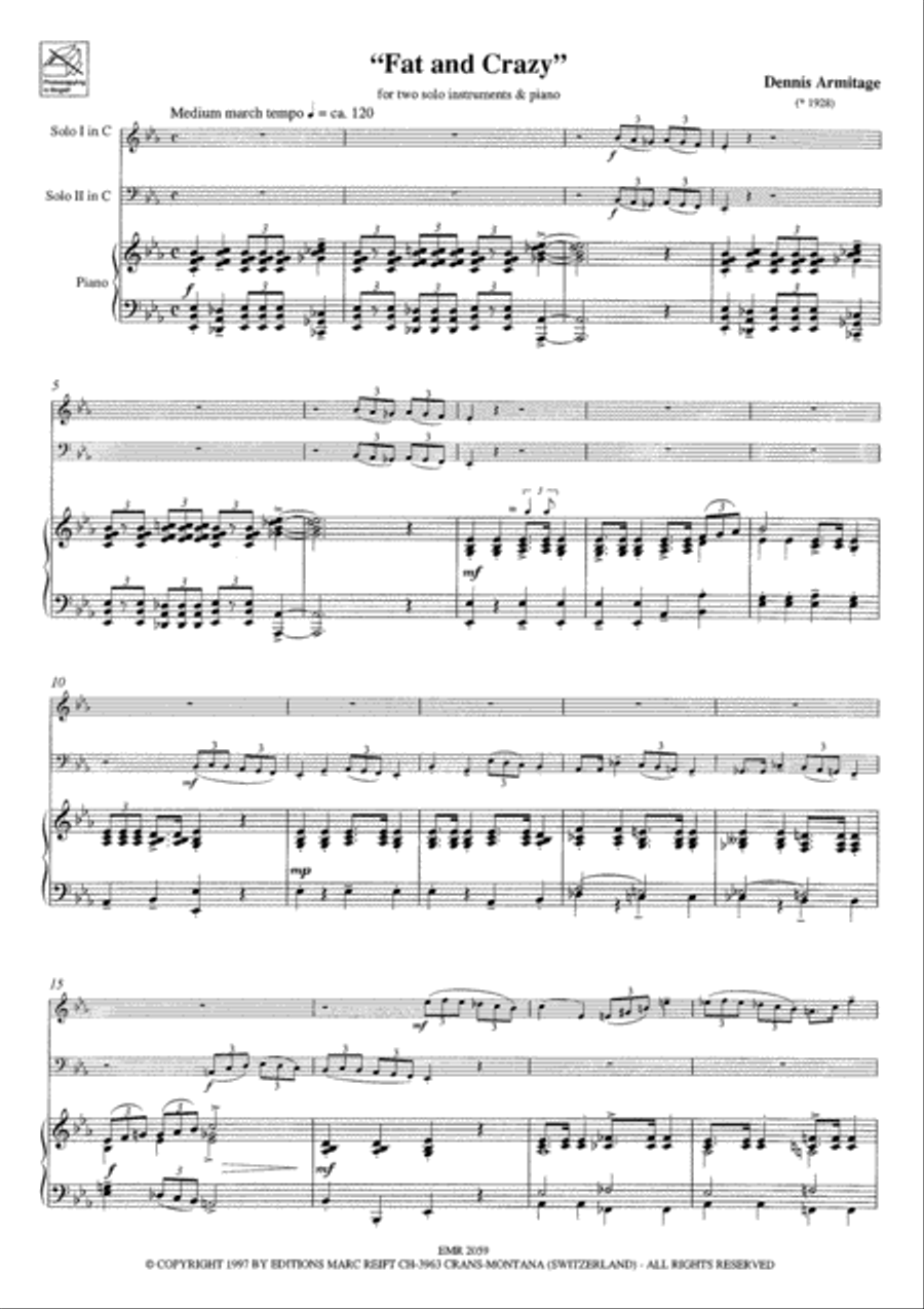Fat and Crazy Brass Ensemble scores gallery preview page 4