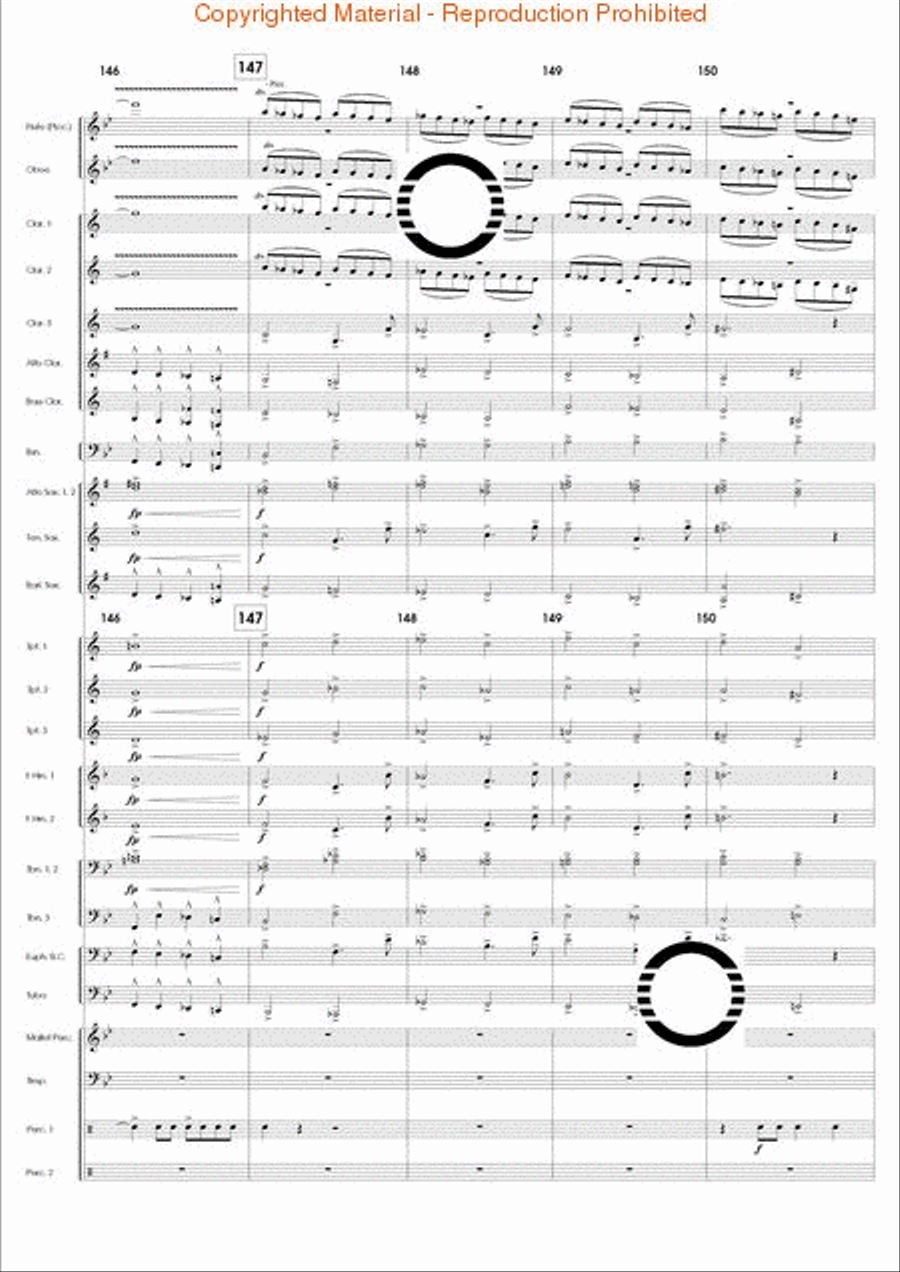 Black Granite III Black Granite III Concert Band scores gallery preview page 31