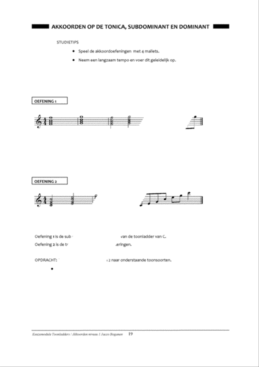 Percussion Modular: Toonladders / Akkoorden 1 Percussion scores gallery preview page 21