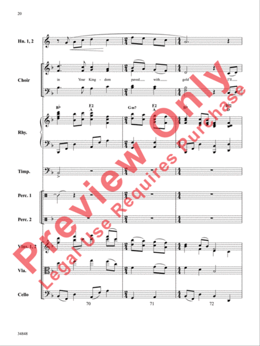 When Trials Come Choir scores gallery preview page 21