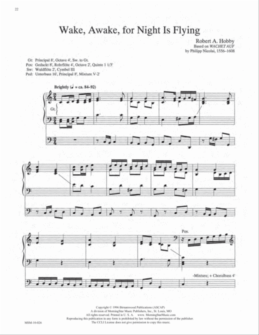 Advent Postludes for Organ Organ Solo scores gallery preview page 9