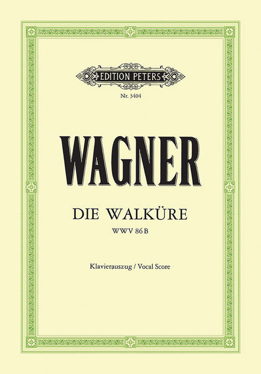 Die Walküre WWV 86b (Vocal Score)