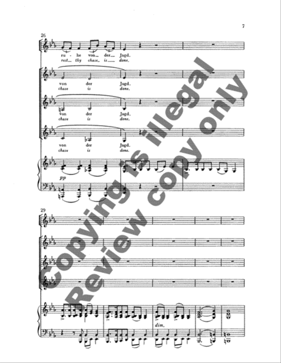 Ellen's Second Song (Ellens zweiter Gesang) SSA scores gallery preview page 12