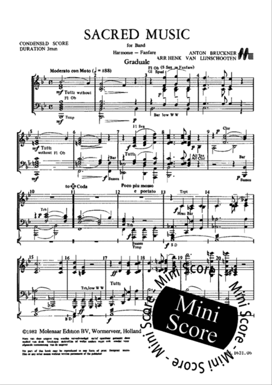 Sacred Music Sacred Music Concert Band scores gallery preview page 5