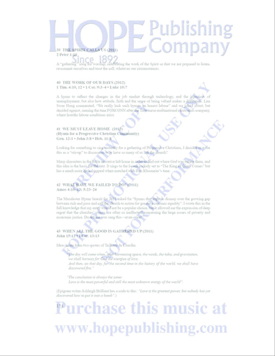 A Place at the Table Choir scores gallery preview page 152