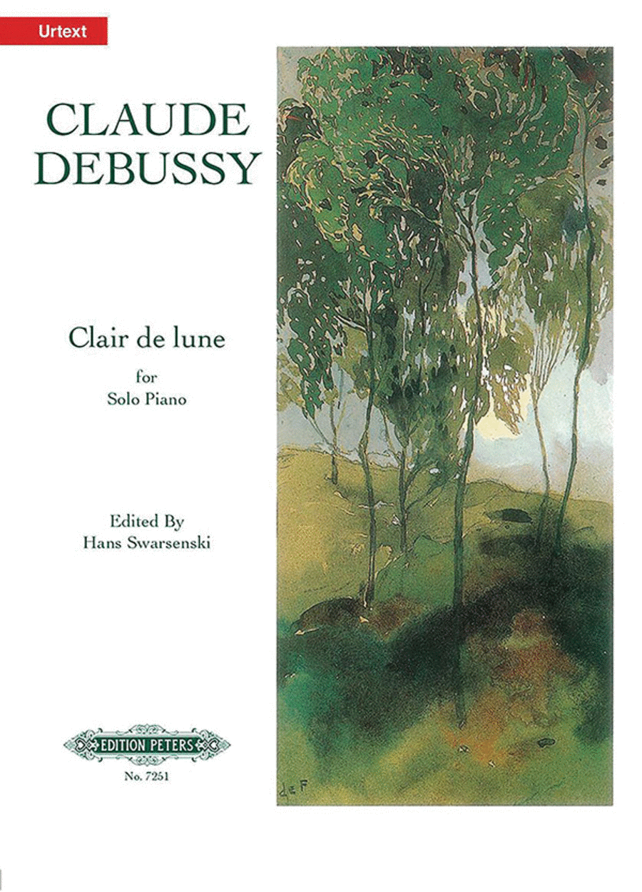 Clair de lune from Suite bergamasque for Piano Piano scores gallery preview page 1