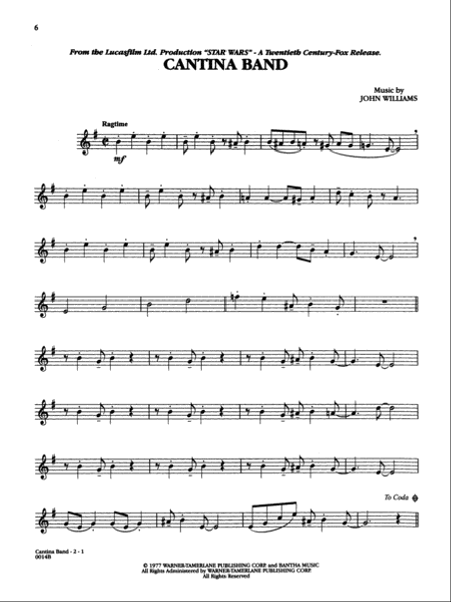 Music From The Star Wars Trilogy - Special Edition / Clarinet B-Flat Clarinet scores gallery preview page 3