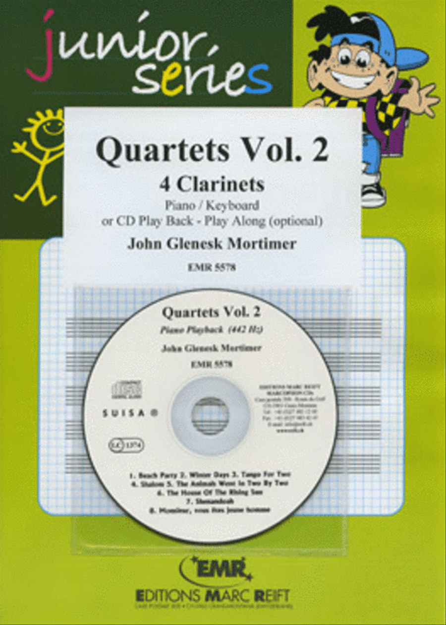Quartets Volume 2 Clarinet scores gallery preview page 1