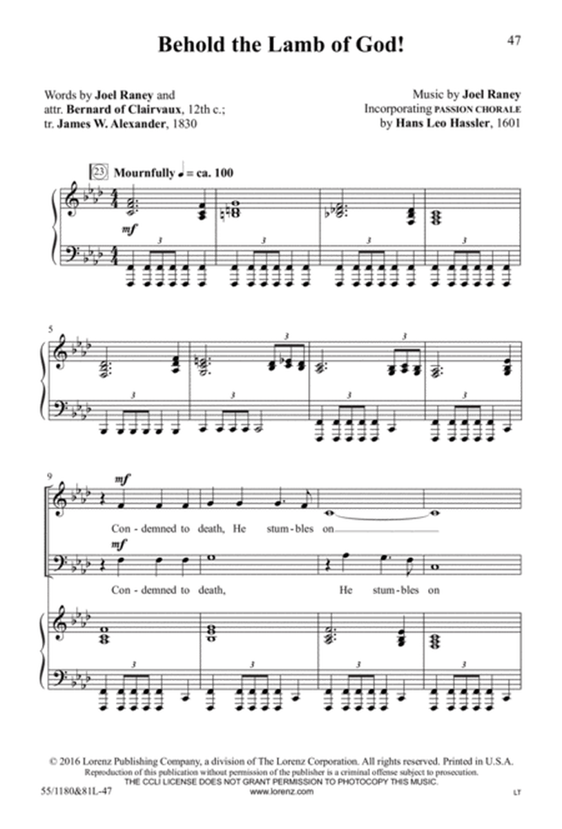 Amazing Love! - SATB with Performance CD image number null