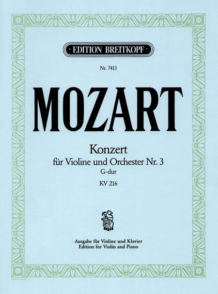 Violinkonzert 3 G-dur KV 216