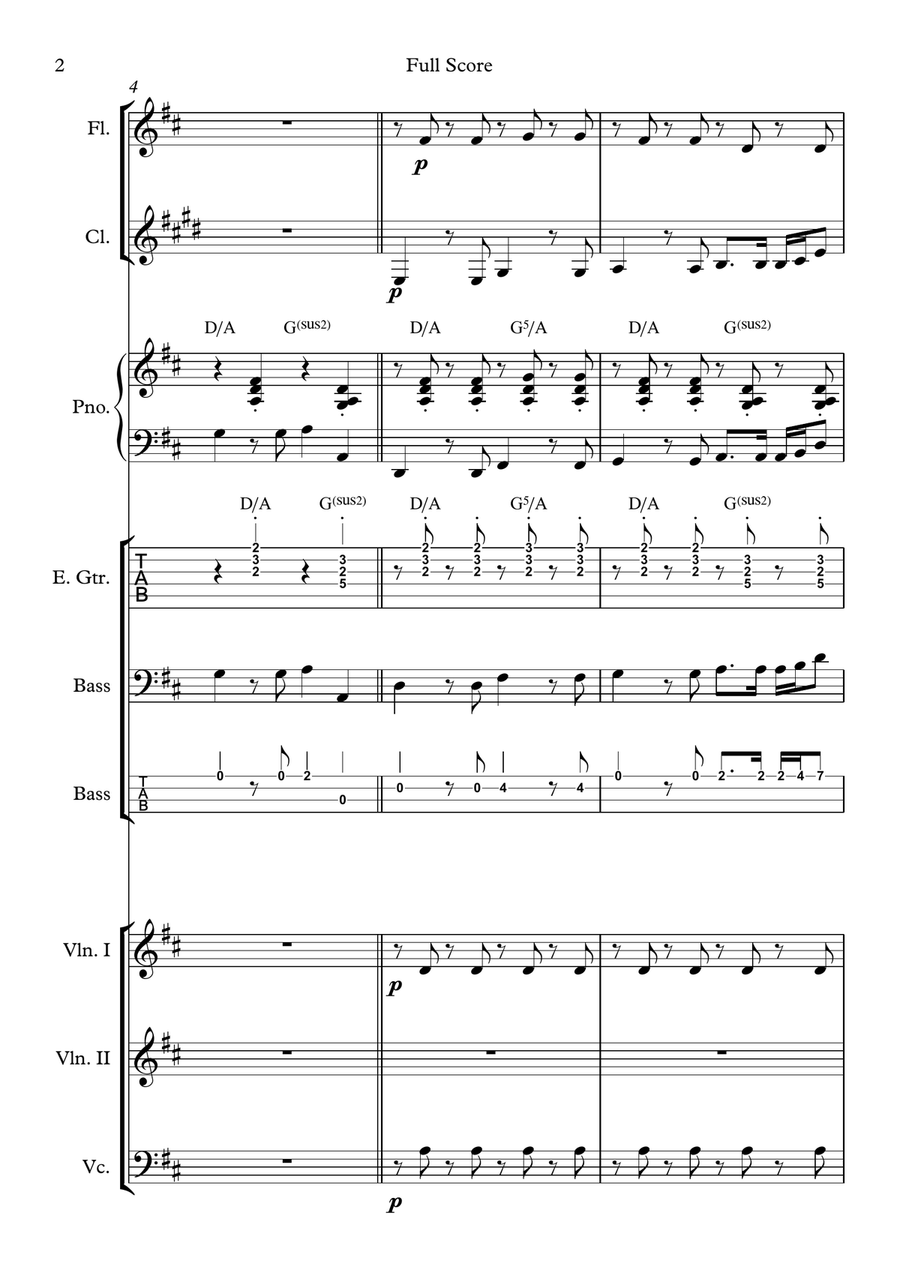 Love Is An Open Door Chamber Orchestra scores gallery preview page 2