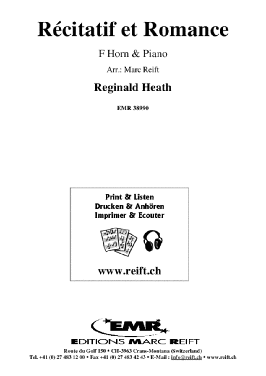 Recitatif et Romance Recitatif et Romance Horn scores gallery preview page 2
