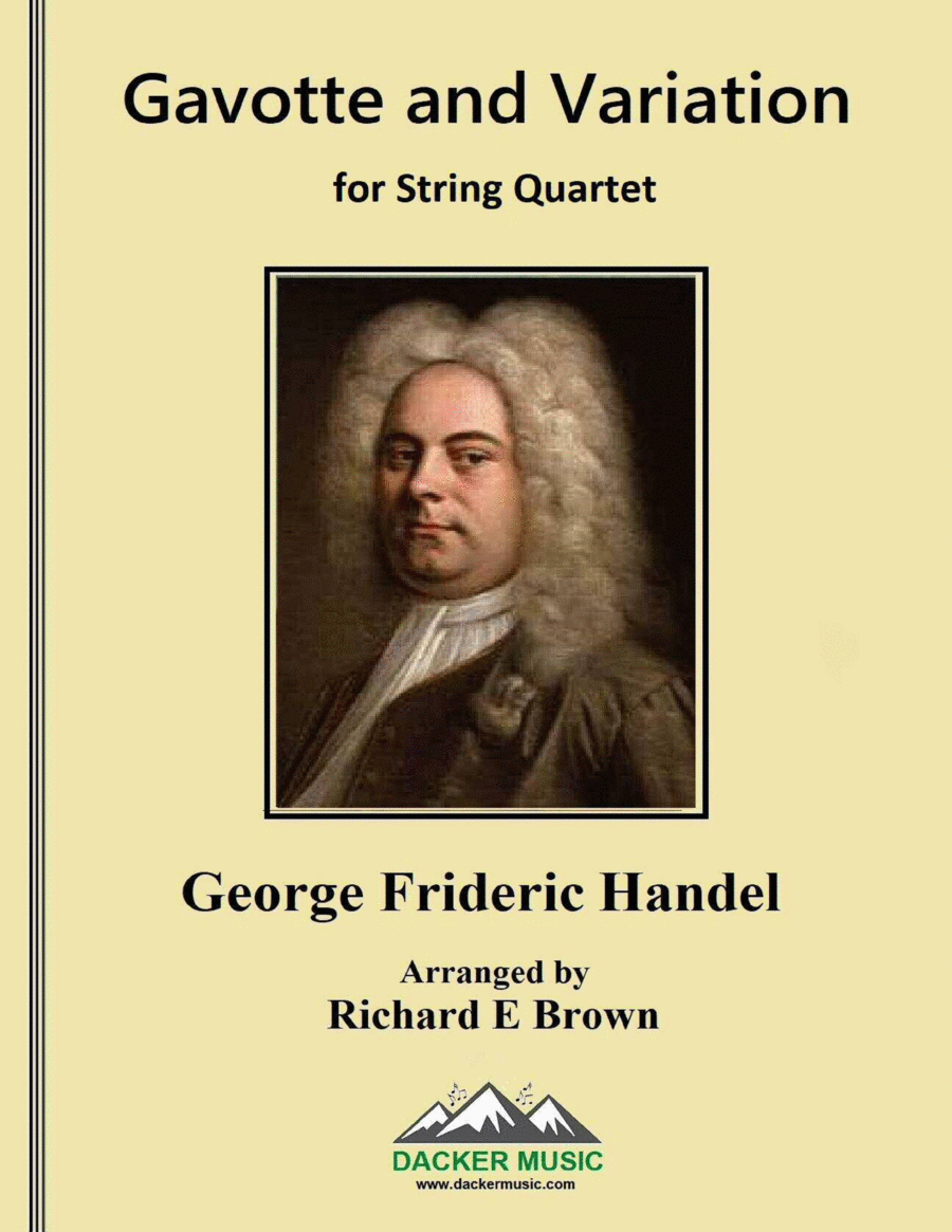 Gavotte and Variation - String Quartet String Quartet scores gallery preview page 1