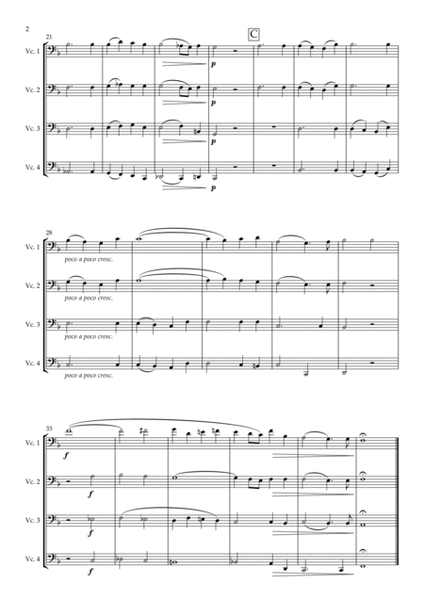 Ave Verum Corpus K. 618 arranged for Cello Quartet image number null