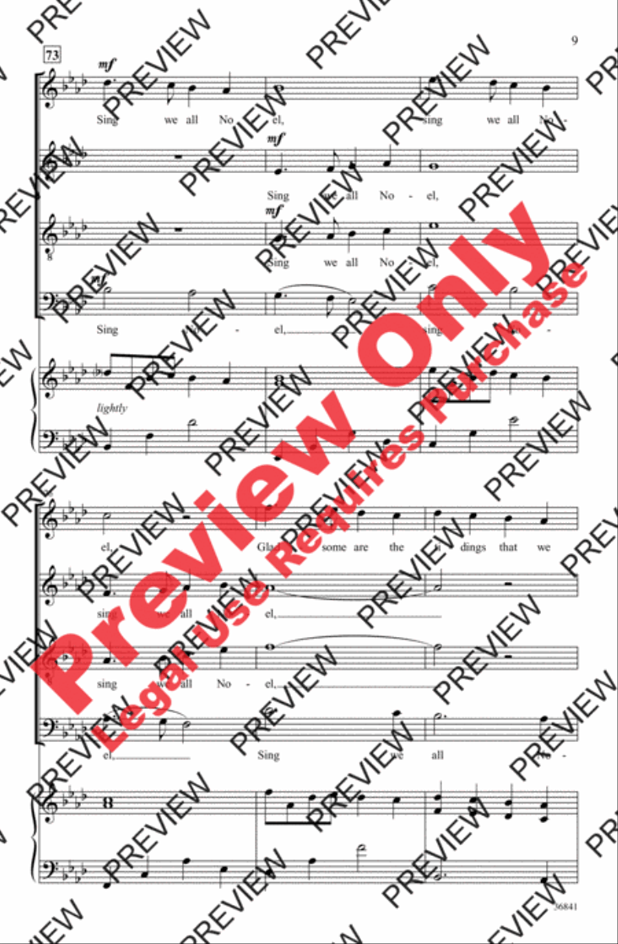 Sing We Now of Christmas Sing We Now of Christmas 4-Part scores gallery preview page 9