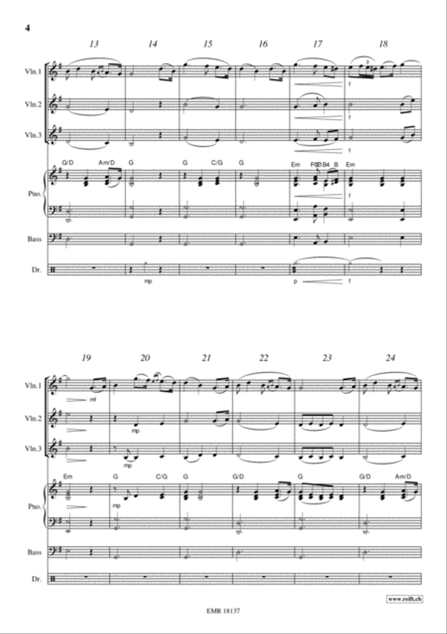 The Last Rose Of Summer Violin scores gallery preview page 4