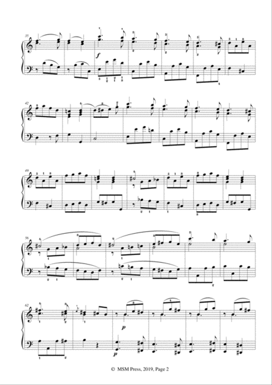 Mozart-Piano Sonata No.8 in a minor,K.310,No.3 Piano Solo scores gallery preview page 4