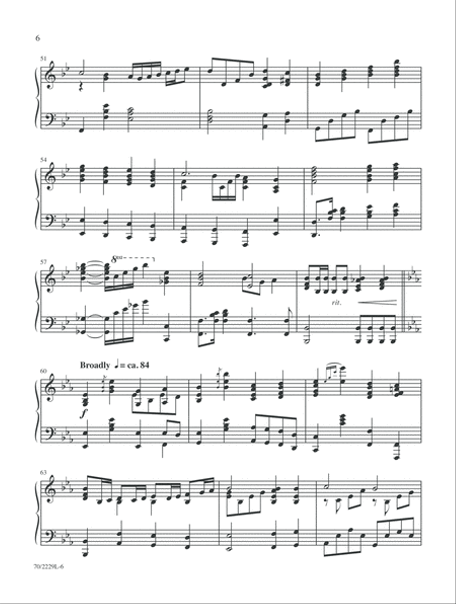 Perfect Postludes Piano Solo scores gallery preview page 6