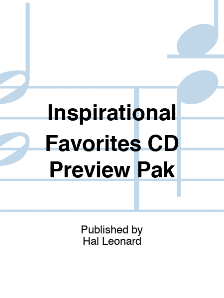 Inspirational Favorites CD Preview Pak