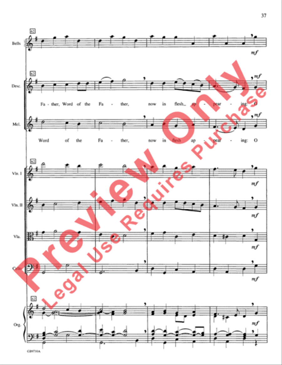 A Festival of Lessons and Carols Choir scores gallery preview page 38