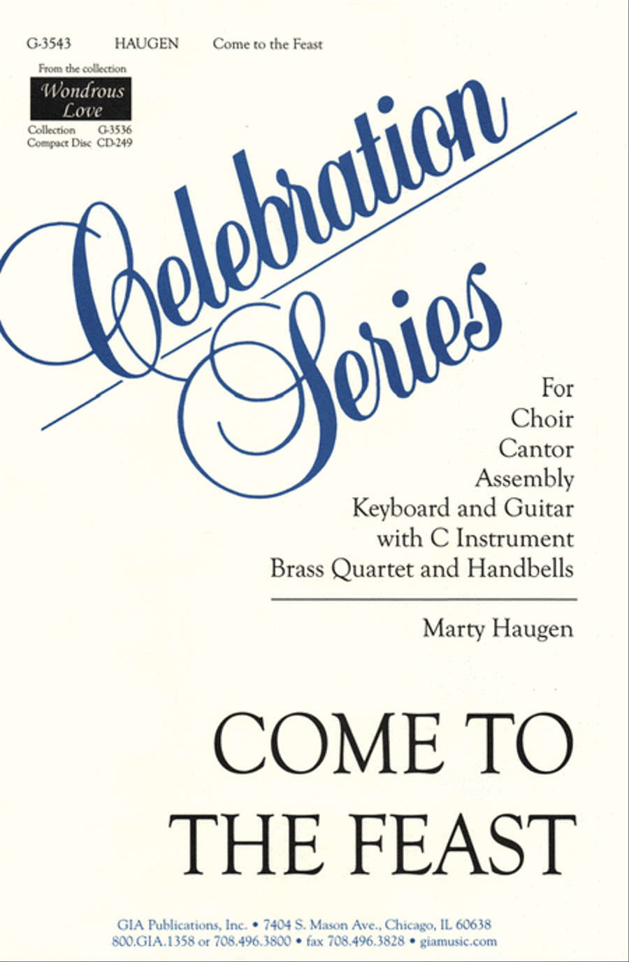 Come to the Feast - Instrument edition Handbell Choir scores gallery preview page 1