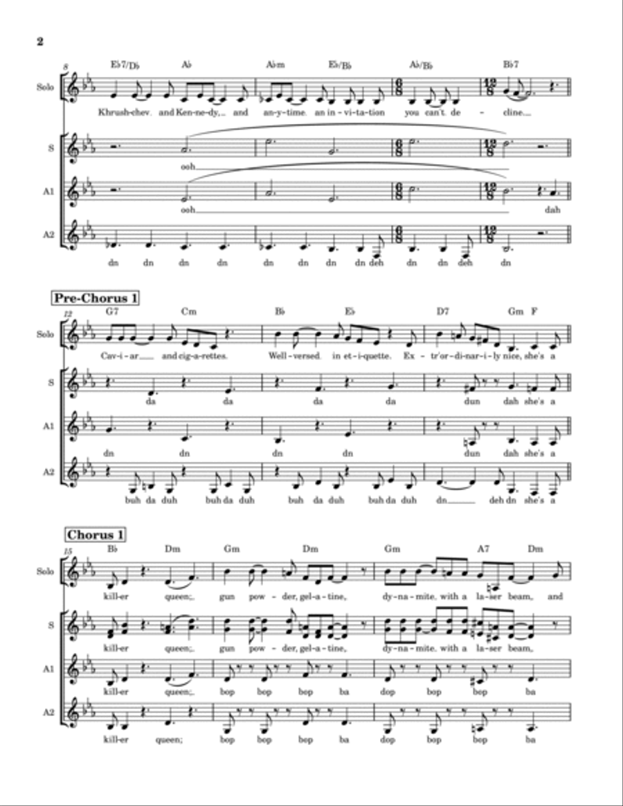 Killer Queen Killer Queen SSA scores gallery preview page 2