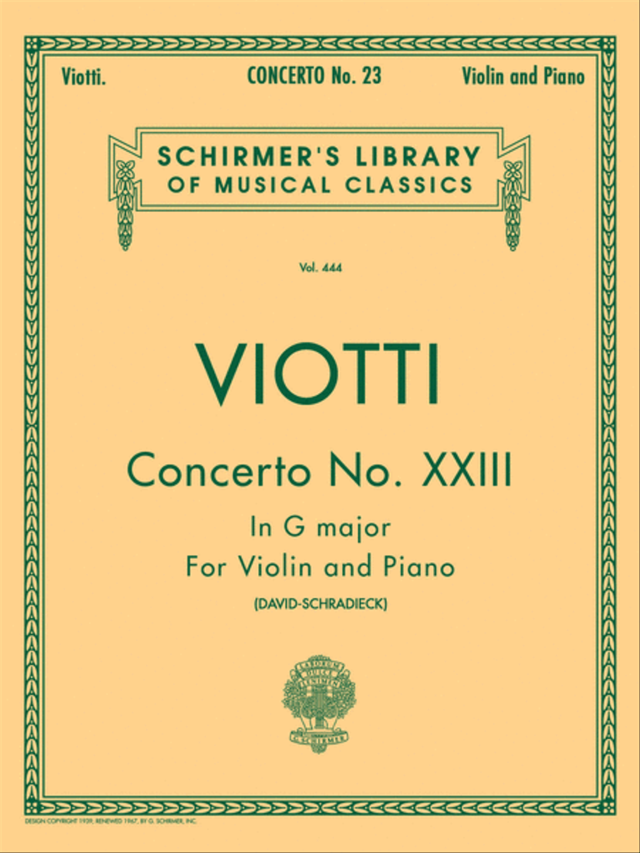 Concerto No. 23 in G Major Orchestra scores gallery preview page 1