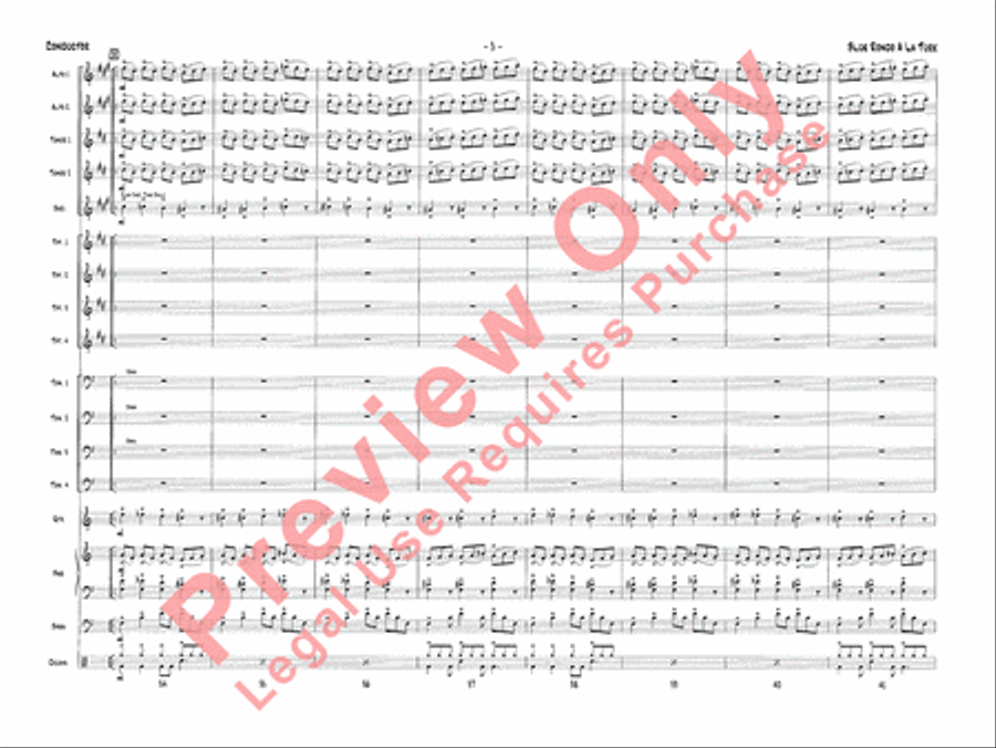Blue Rondo a la Turk Jazz Ensemble scores gallery preview page 8