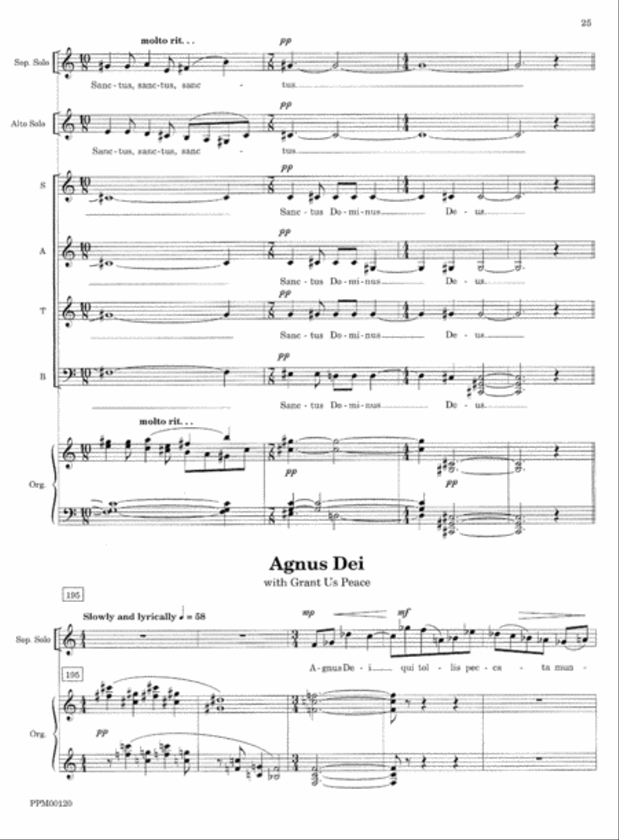 Transfiguration: An Ecumenical Mass Divisi scores gallery preview page 28
