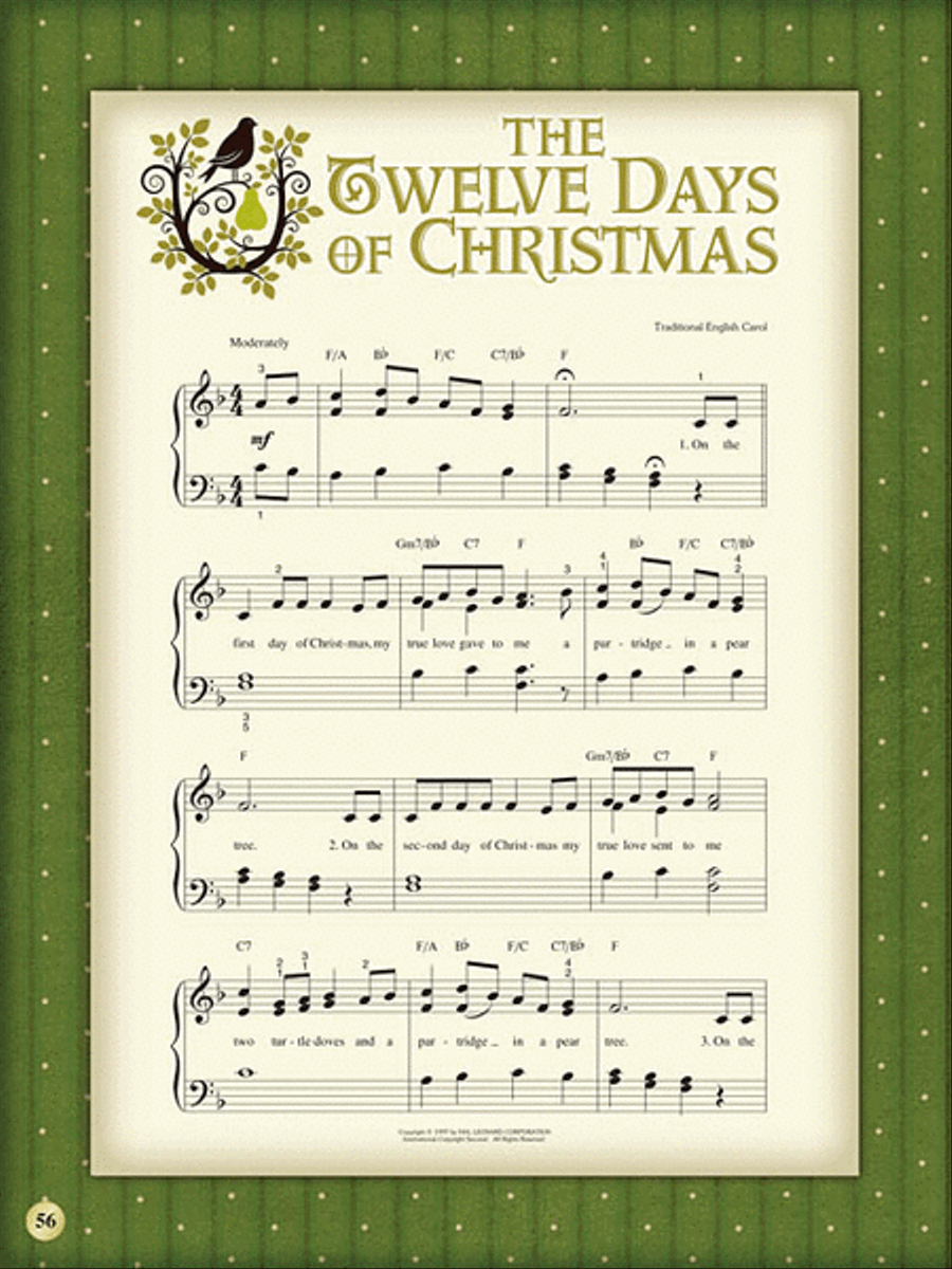 My First Christmas Carols Song Book Easy Piano scores gallery preview page 4