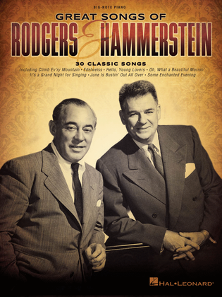 Book cover for Great Songs of Rodgers & Hammerstein