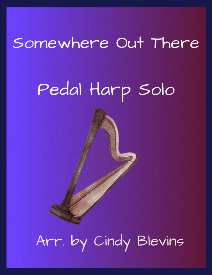 Somewhere Out There Pedal Harp scores gallery preview page 1