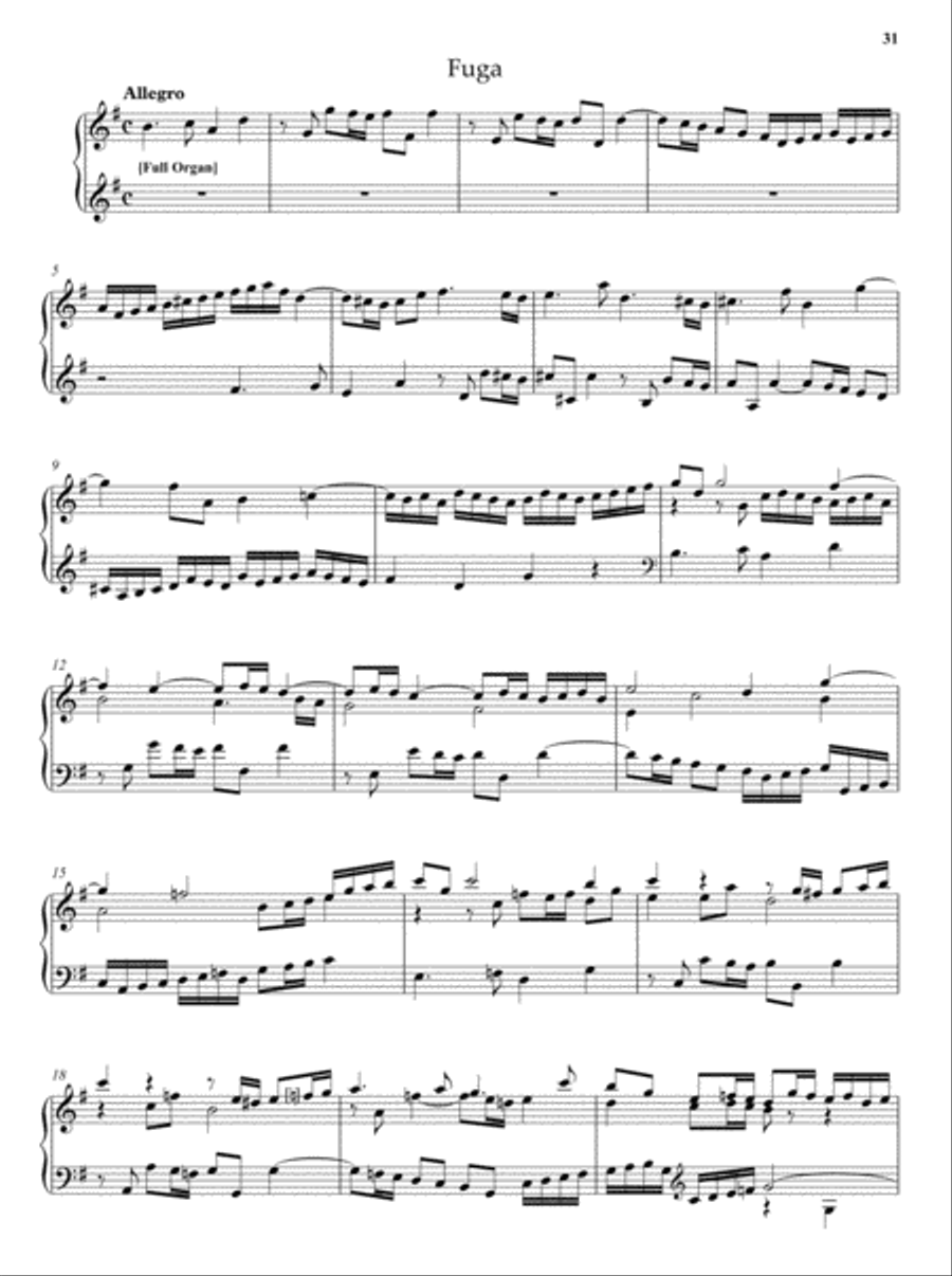 18th-century English Organ Music, Volume 2 Organ Solo scores gallery preview page 5