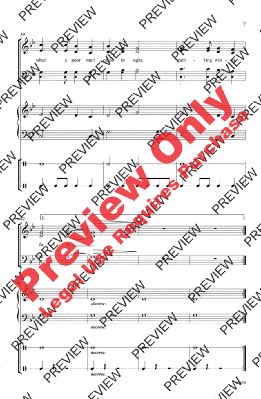 Wenceslas Canon 3-Part scores gallery preview page 7