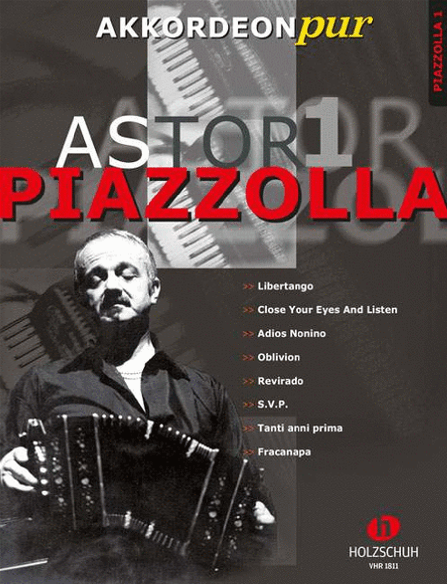 Astor Piazzolla 1 Vol. 1 Accordion scores gallery preview page 1