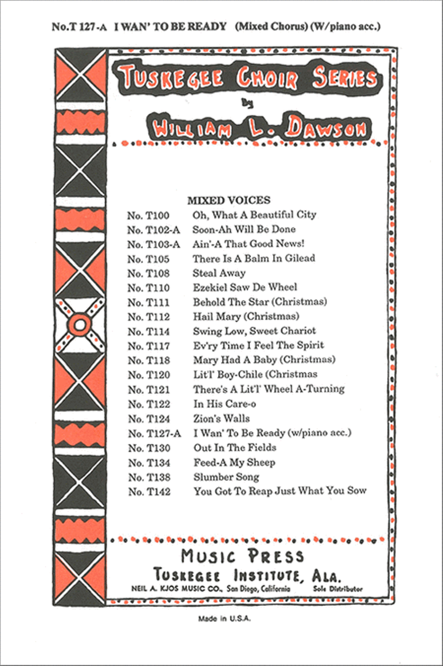 I Wan To Be Ready SATB I Wan To Be Ready SATB 4-Part scores gallery preview page 1