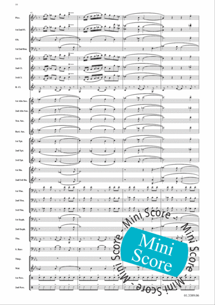 Moby Dick Concert Band scores gallery preview page 14