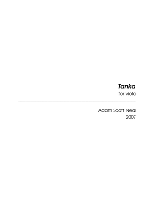 Tanka (viola version)