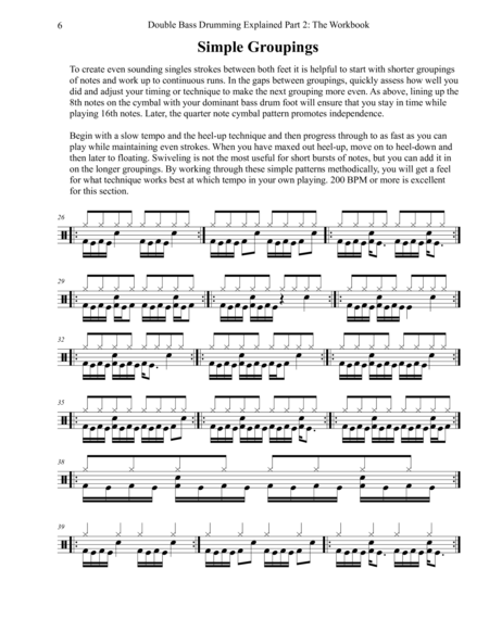 Double Bass Drumming Explained Part 2: The Workbook