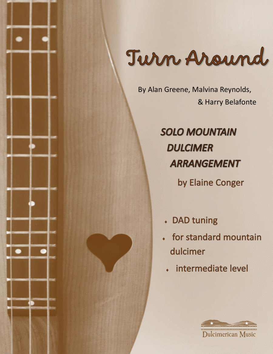 Turn Around Turn Around Dulcimer scores gallery preview page 1