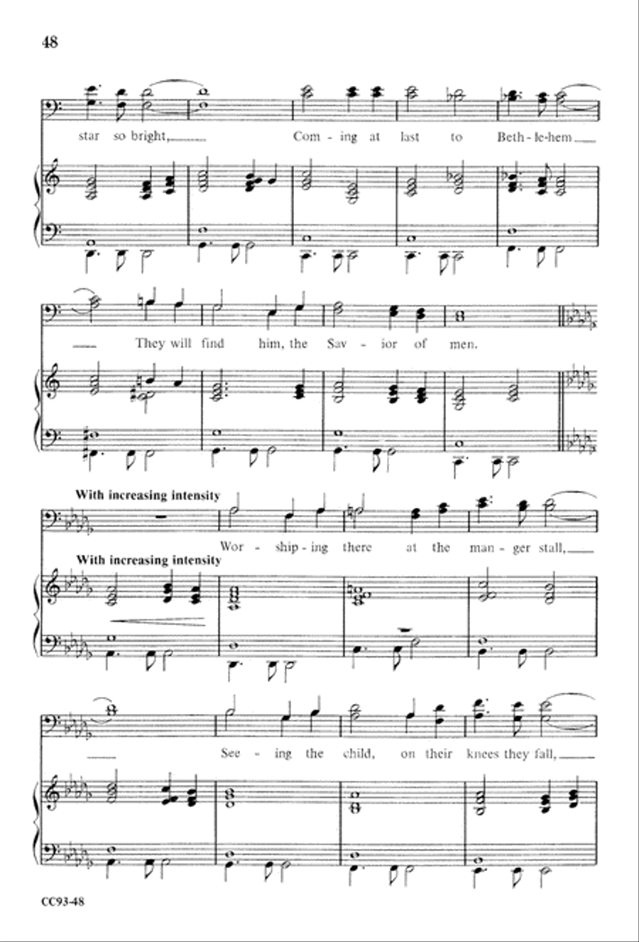 Jesus Is Born Jesus Is Born 4-Part scores gallery preview page 50