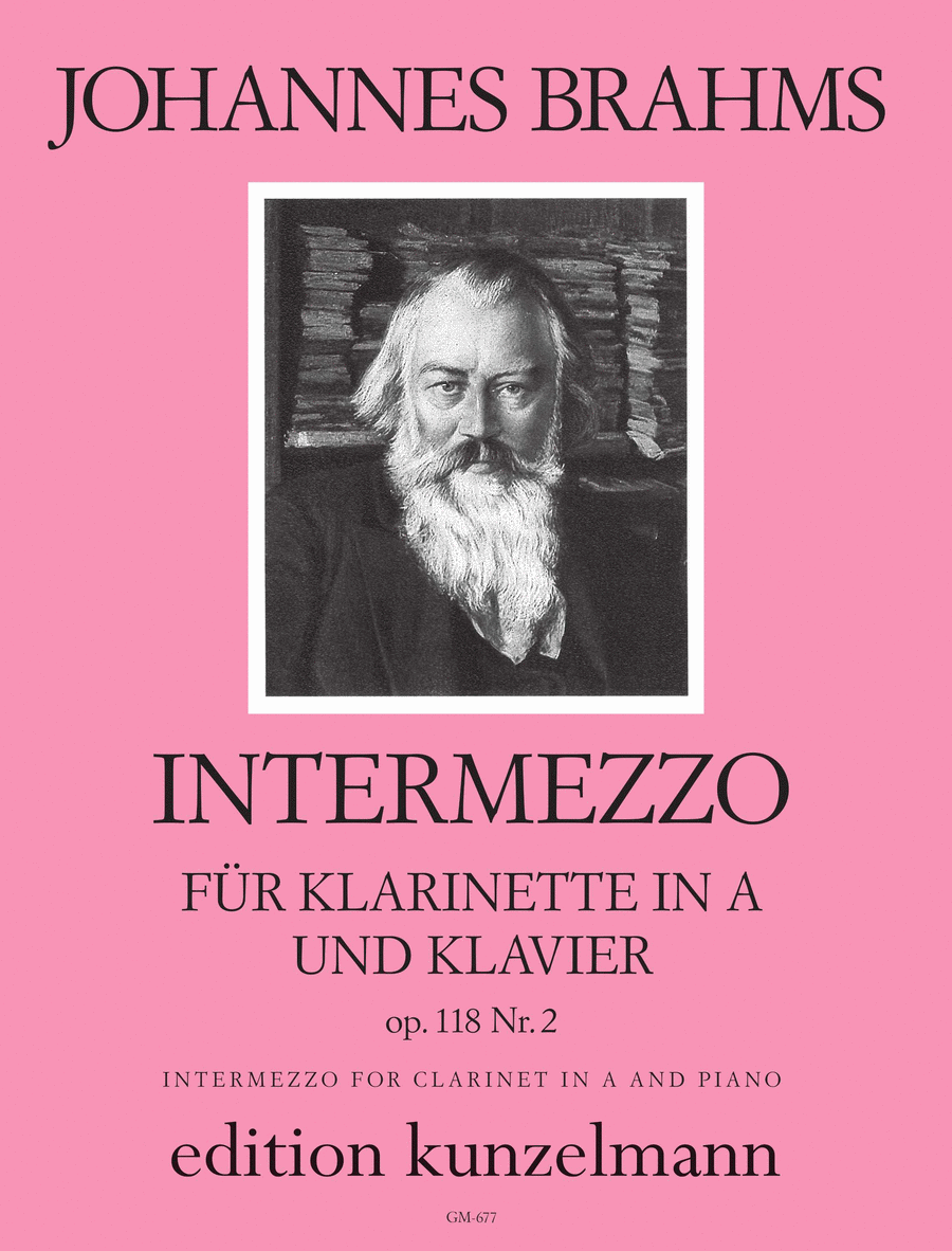 Intermezzo Op. 118/2 Clarinet Solo scores gallery preview page 1