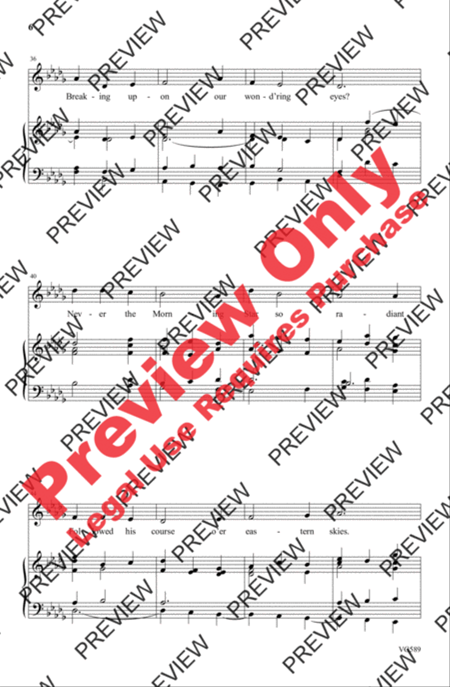 What Is This Lovely Fragrance? 4-Part scores gallery preview page 5