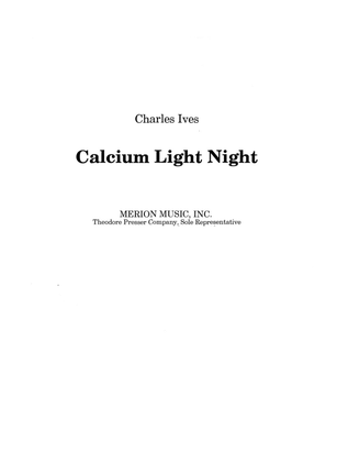 Book cover for Calcium Light Nights