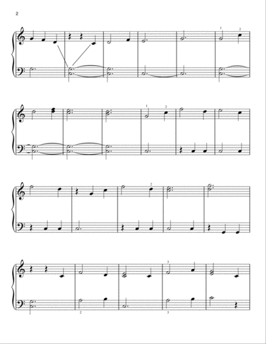 A Golden Childhood A Golden Childhood Easy Piano scores gallery preview page 2