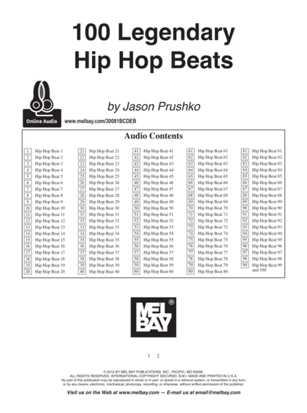 100 Legendary Hip Hop Beats image number null