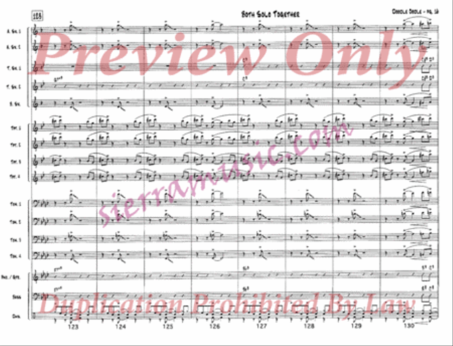 Doodle Oodle Jazz Ensemble scores gallery preview page 17