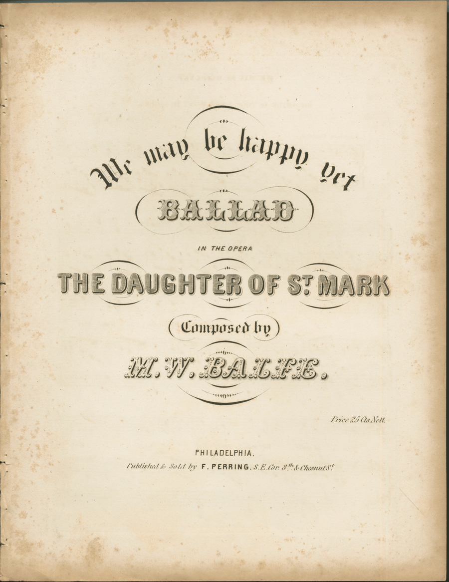 We May Be Happy Yet. Ballad